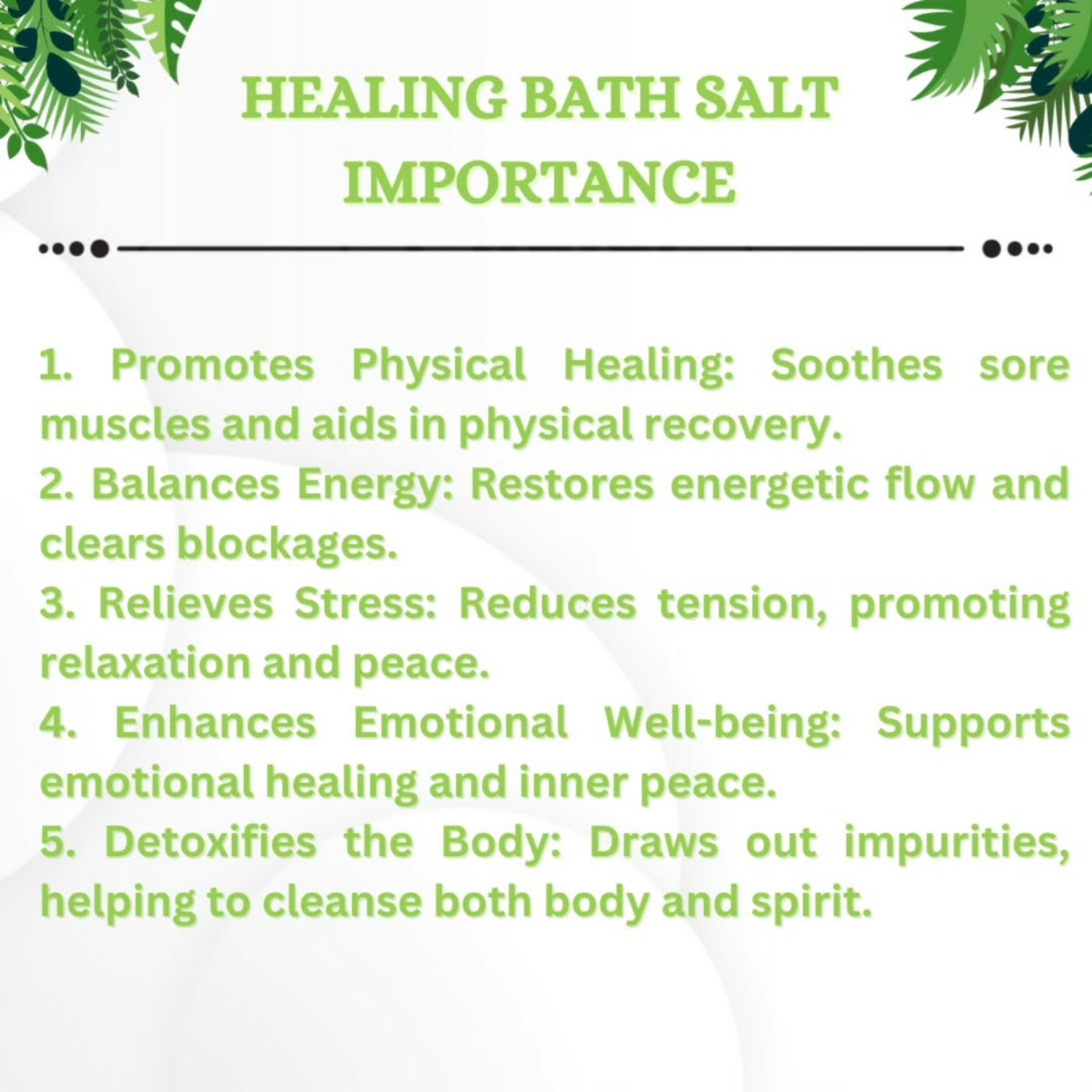 Spiritual Healing Bath Salts - Healing