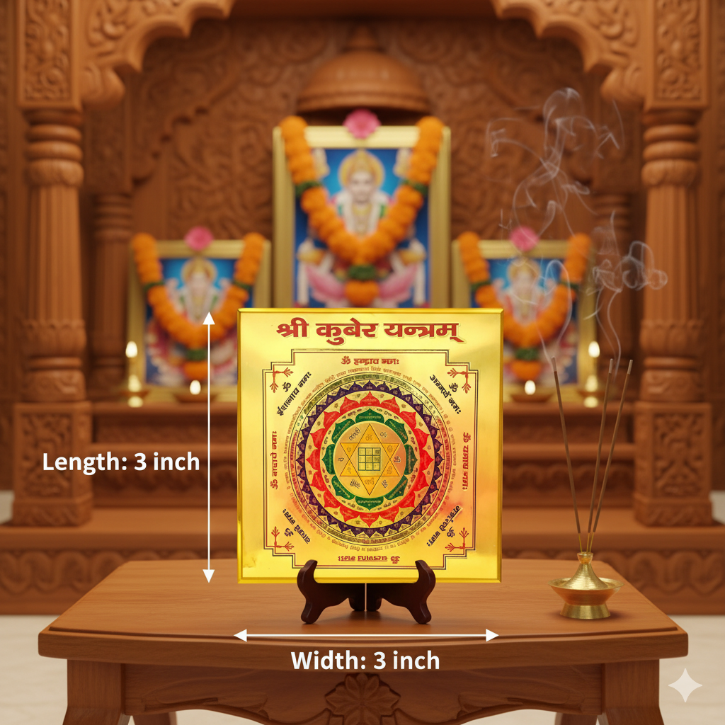 Yantra with stand - Kuber yantra