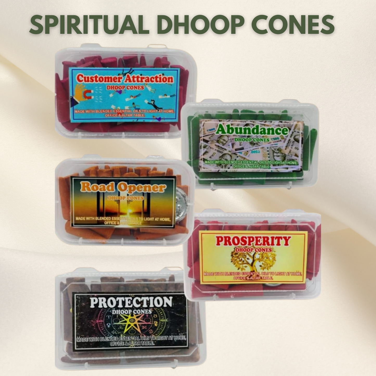 Spiritual Dhoop Cones