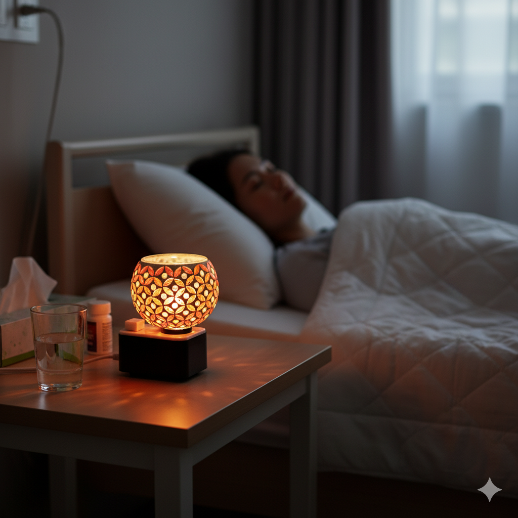 Night Lamp With All Out And Kapoor Dani