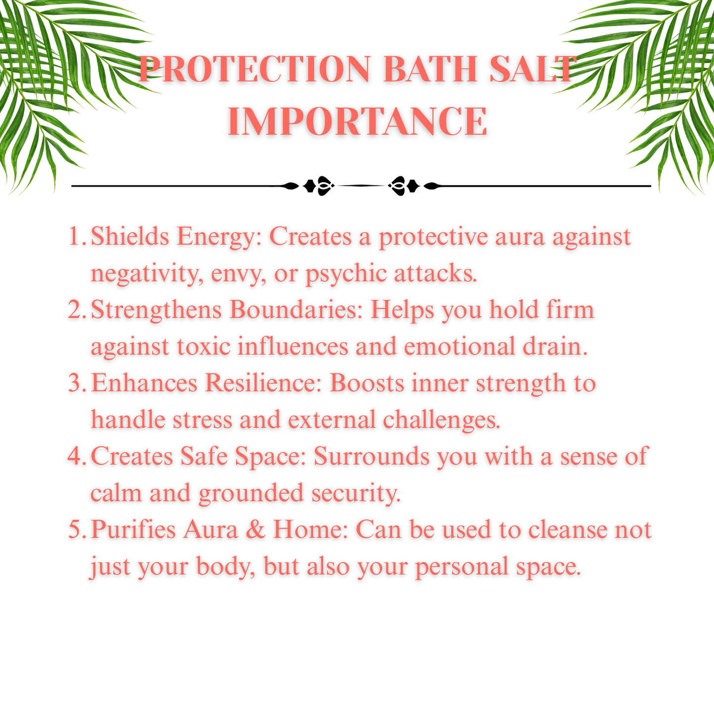 Spiritual Healing Bath Salts - protection