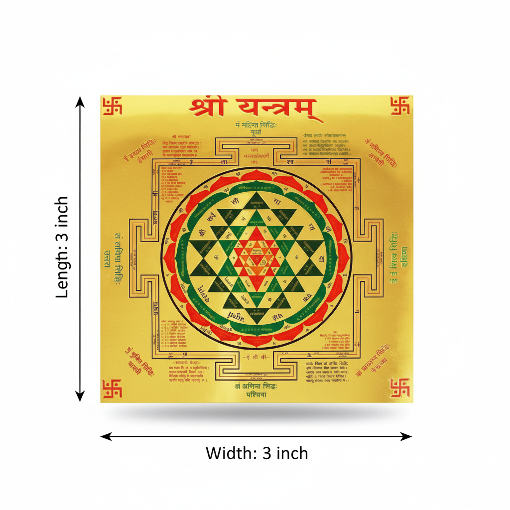 Yantra with stand - Shree Yantra