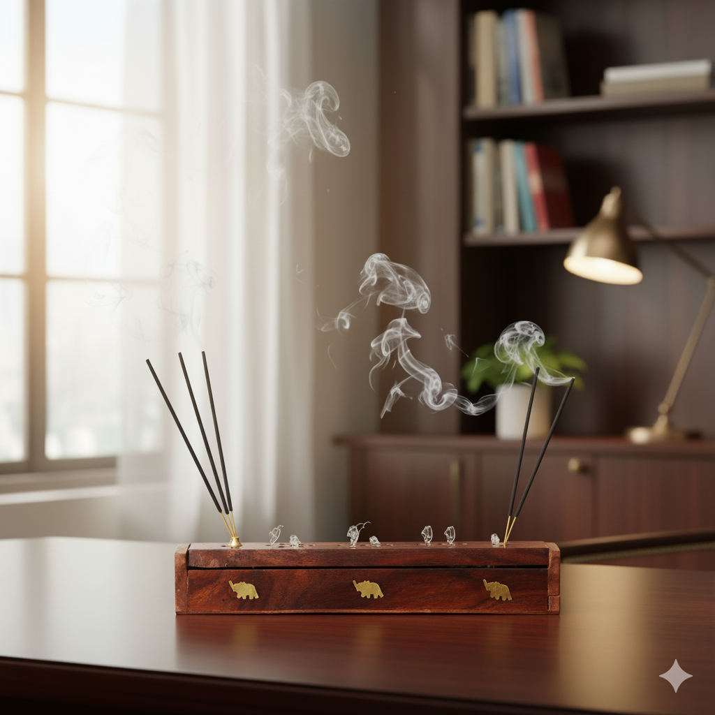 horizontal incense stand
